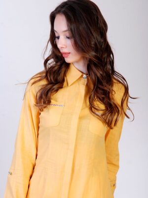 Classic Silk Button-Up Blouse