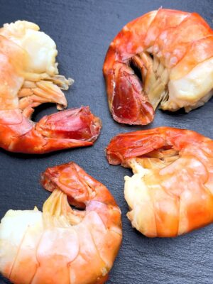 Riesengarnelen-Schwänze