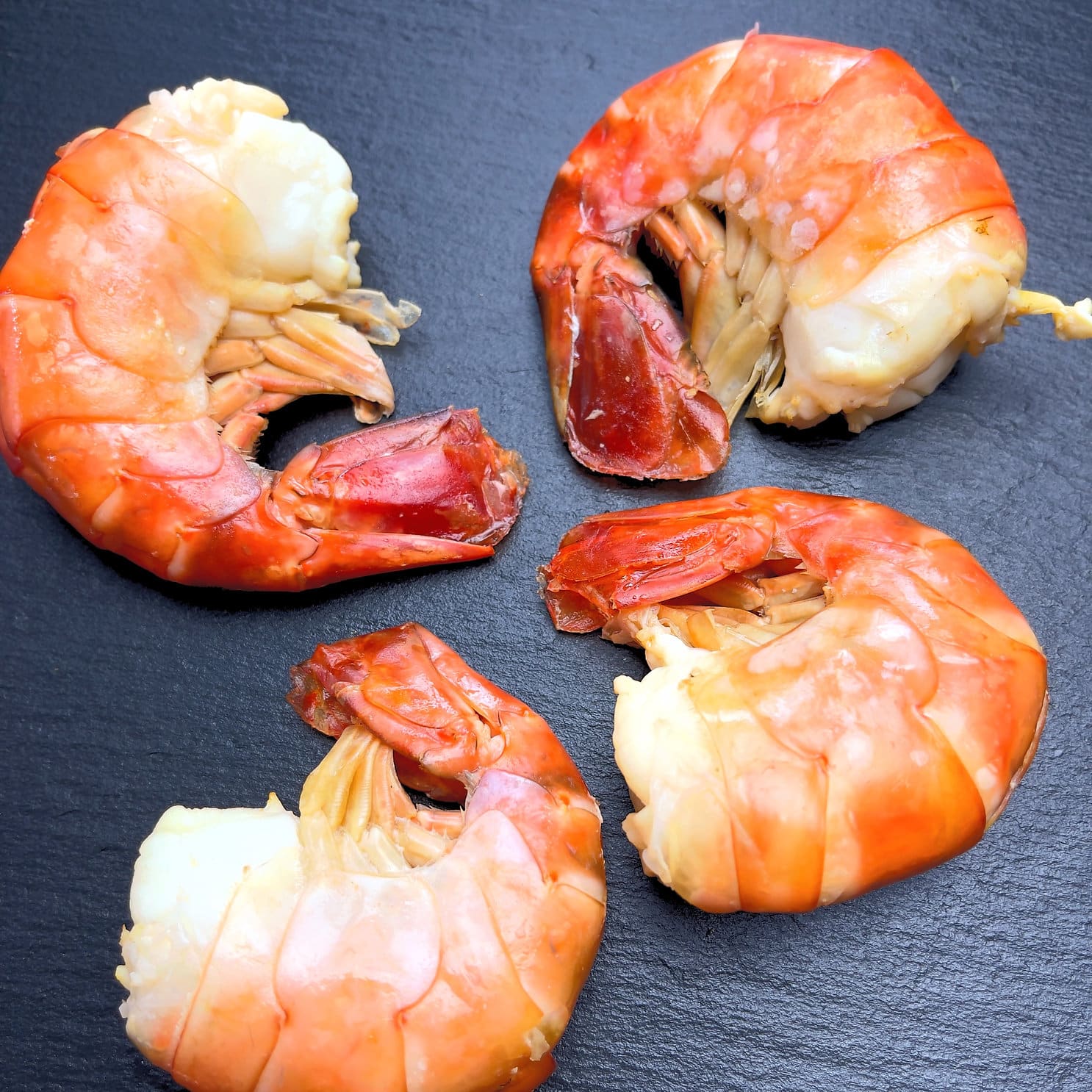 Riesengarnelen-Schwänze