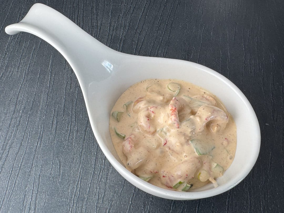 Flusskrebssalat Asia